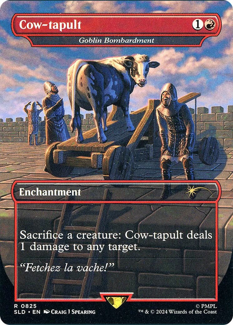 Cow-tapult - Goblin Bombardment [Secret Lair Drop Series]