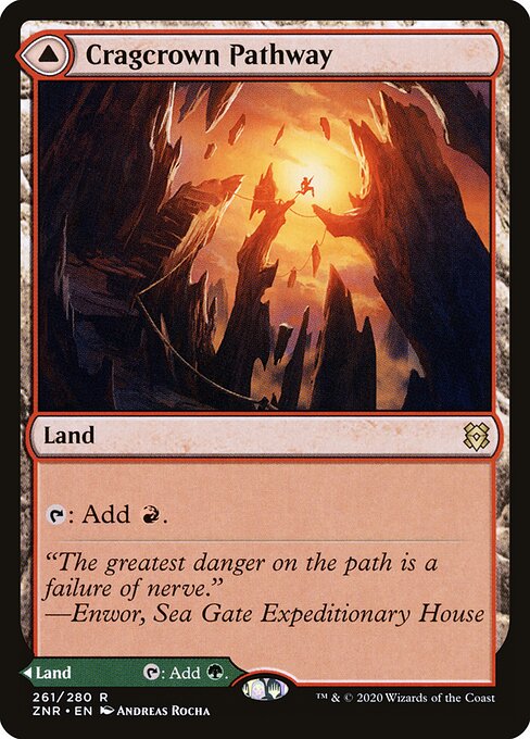 Cragcrown Pathway // Timbercrown Pathway (ZNR 261) [Zendikar Rising]