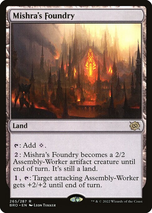 Mishra's Foundry (BRO 265) [The Brothers' War]