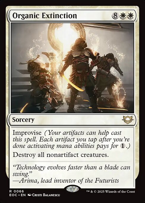 Organic Extinction (EOC 66) [Edge of Eternities Commander]