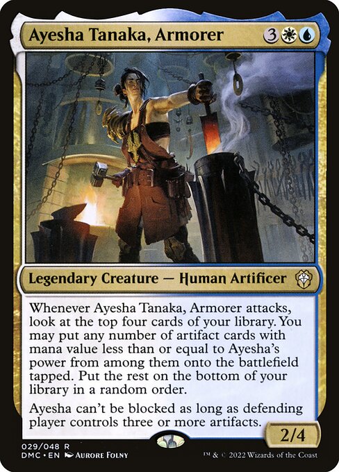 Ayesha Tanaka, Armorer (DMC 29) [Dominaria United Commander]
