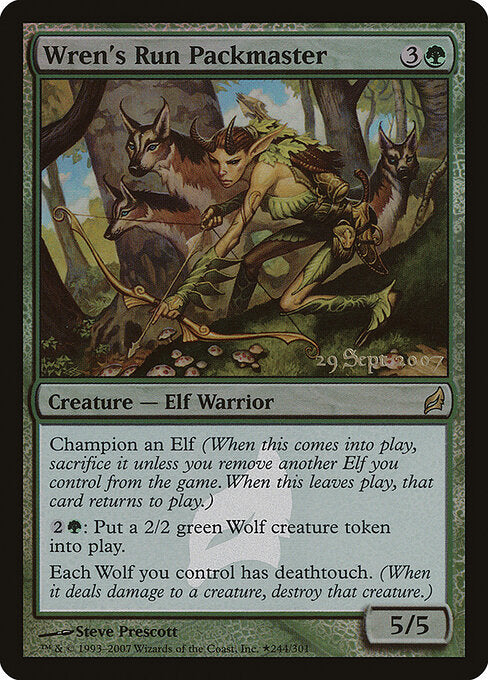 Wren's Run Packmaster (PLRW 244★) [Lorwyn Promos]