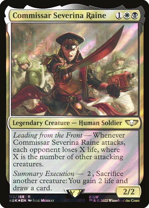 Commissar Severina Raine (40K 112★) [Warhammer 40,000 Commander]