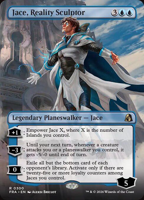 Jace, Reality Sculptor (Borderless) (FRA 300) [Reality Fracture]