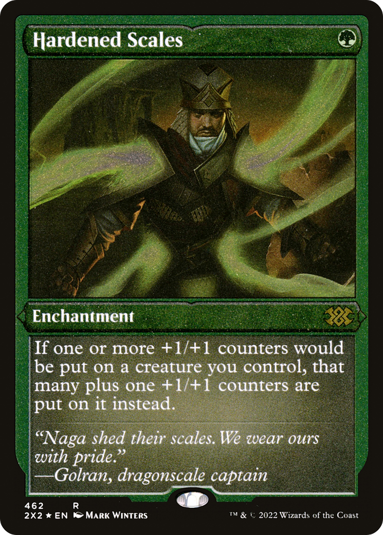 Hardened Scales (Foil Etched) [Double Masters 2022]