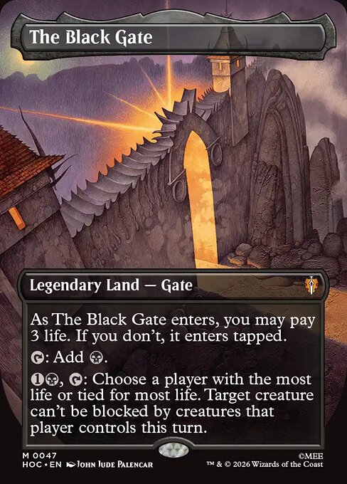 The Black Gate (Borderless) (HOC 47) [The Hobbit Eternal]