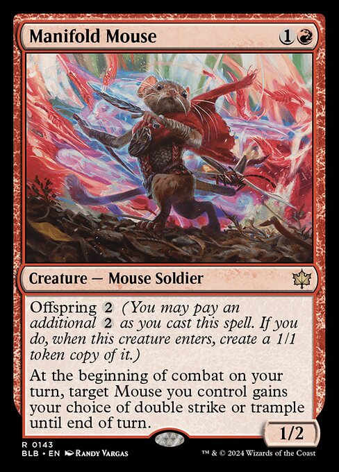 Manifold Mouse (BLB 143) [Bloomburrow]