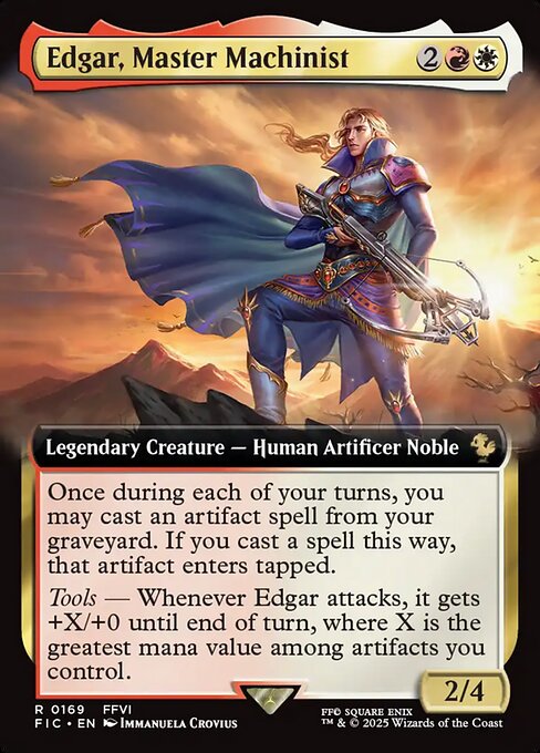Edgar, Master Machinist (FIC 169) [Final Fantasy Commander]