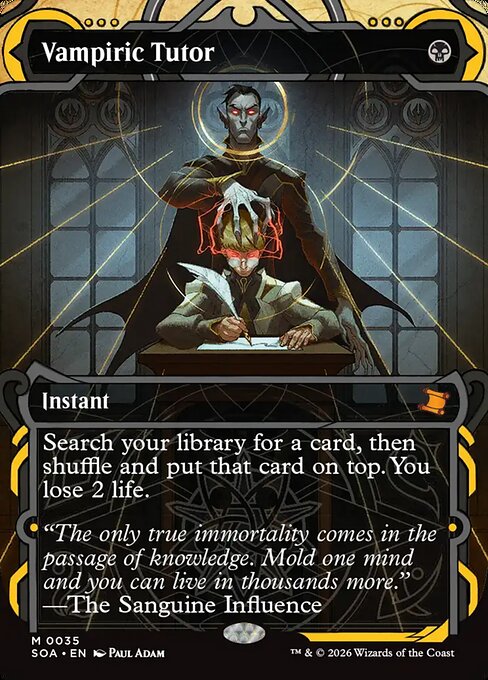 Vampiric Tutor (SOA 35) [Secrets of Strixhaven Mystical Archive]