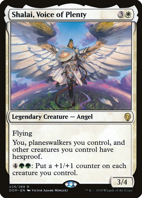 Shalai, Voice of Plenty (DOM 35) [Dominaria]
