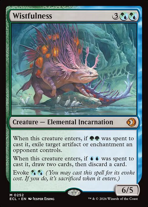 Wistfulness (ECL 252) [Lorwyn Eclipsed]