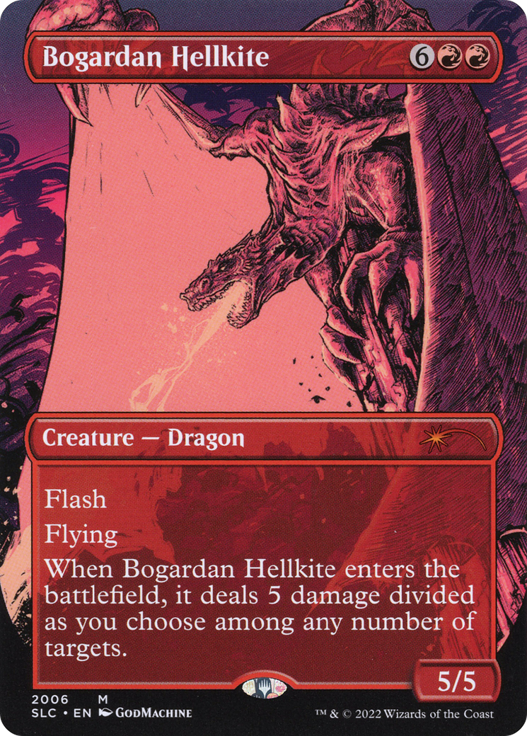 Bogardan Hellkite (Borderless) [Secret Lair Countdown Kit]