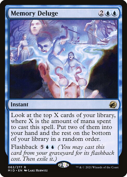Memory Deluge (MID 62) [Innistrad: Midnight Hunt]
