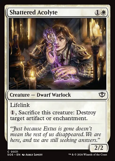 Shattered Acolyte (SOS 31) [Secrets of Strixhaven]