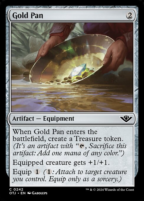 Gold Pan (OTJ 242) [Outlaws of Thunder Junction]