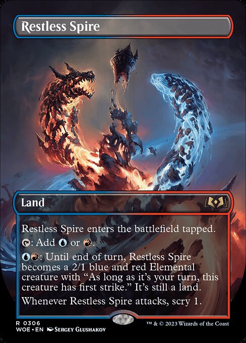 Restless Spire (Borderless) (WOE 306) [Wilds of Eldraine]