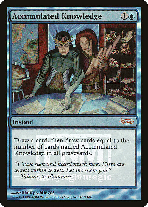 Accumulated Knowledge (F04 8) [Friday Night Magic 2004]