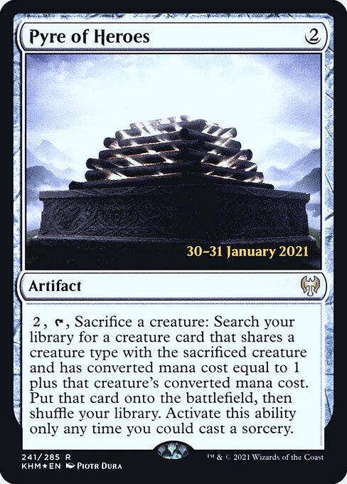 Pyre of Heroes (PKHM 241s) [Kaldheim Promos]