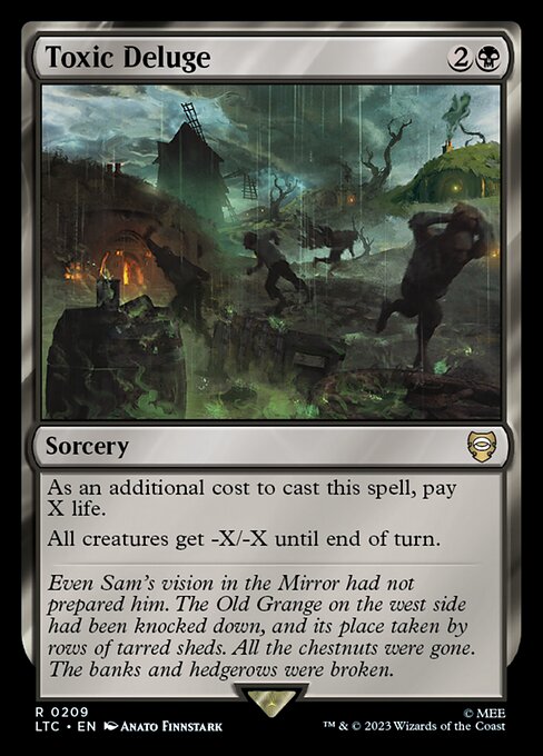 Toxic Deluge (LTC 209) [Tales of Middle-earth Commander]