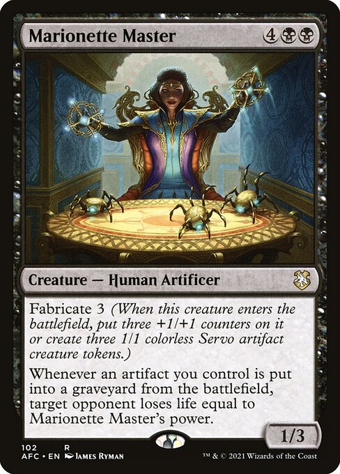 Marionette Master (AFC 102) [Forgotten Realms Commander]