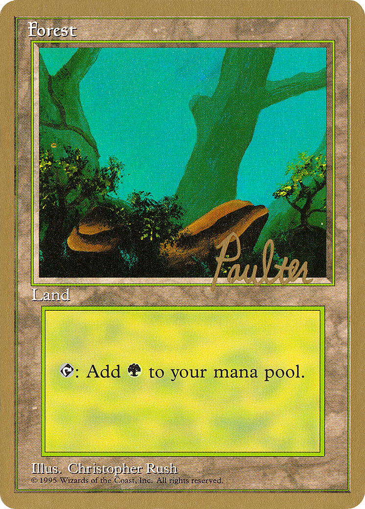 Forest (pp377) (Preston Poulter) [Pro Tour Collector Set]