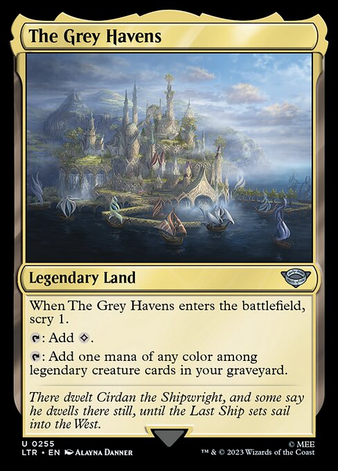 The Grey Havens (LTR 255) [The Lord of the Rings: Tales of Middle-earth]
