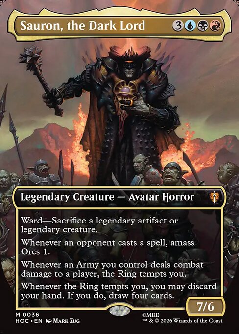 Sauron, the Dark Lord (Borderless) (HOC 36) [The Hobbit Eternal]