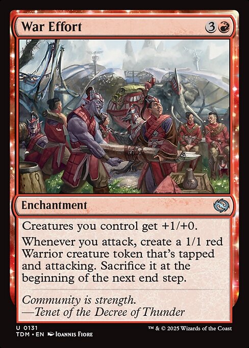 War Effort (TDM 131) [Tarkir: Dragonstorm]