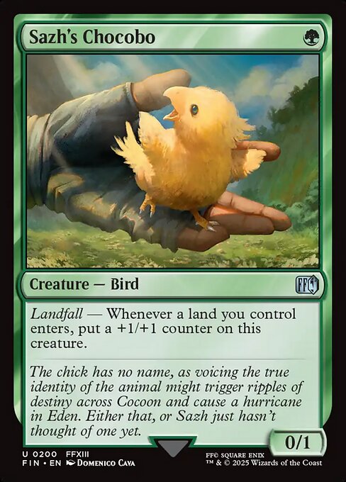 Sazh's Chocobo (FIN 200) [Final Fantasy]