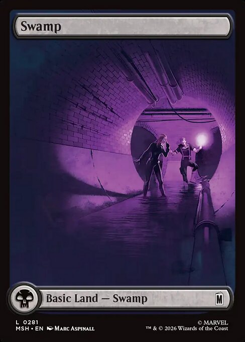 Swamp (Full Art) (MSH 281) [Marvel Super Heroes]