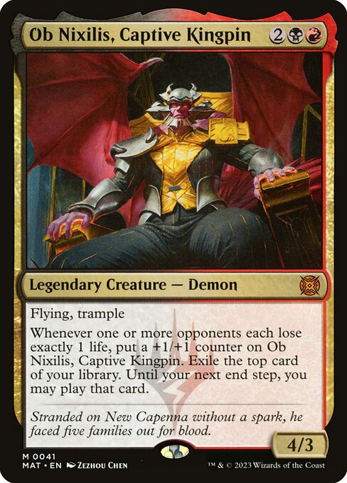 Ob Nixilis, Captive Kingpin (MAT 41) [March of the Machine: The Aftermath]
