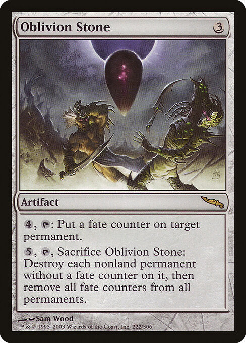 Oblivion Stone (MRD 222) [Mirrodin]