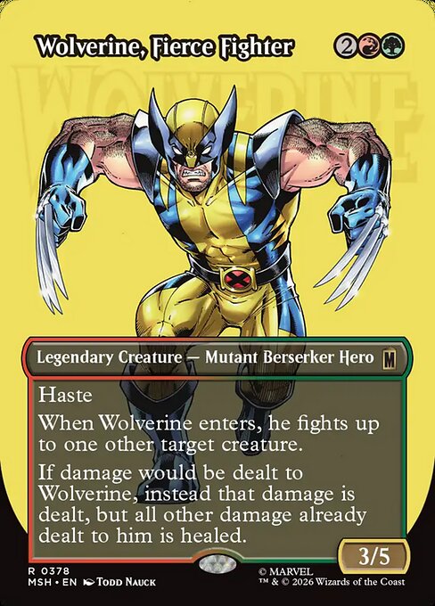 Wolverine, Fierce Fighter (MSH 378) [Marvel Super Heroes]