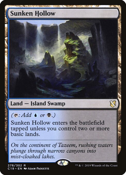 Sunken Hollow (C19 278) [Commander 2019]