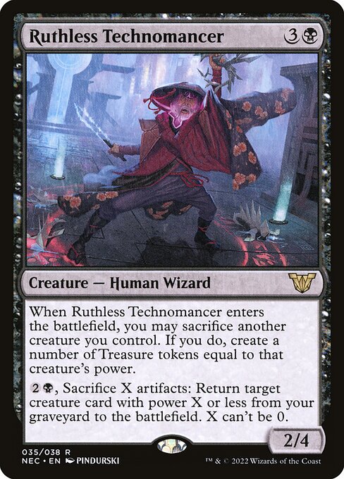 Ruthless Technomancer (NEC 35) [Neon Dynasty Commander]