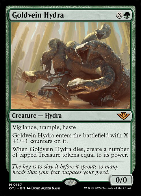 Goldvein Hydra (OTJ 167) [Outlaws of Thunder Junction]