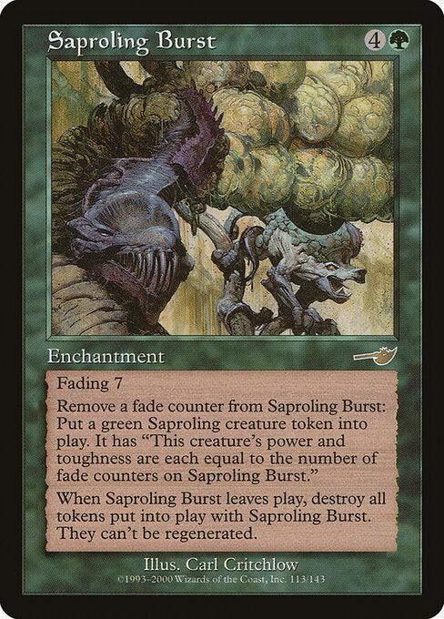 Saproling Burst (NEM 113) [Nemesis]