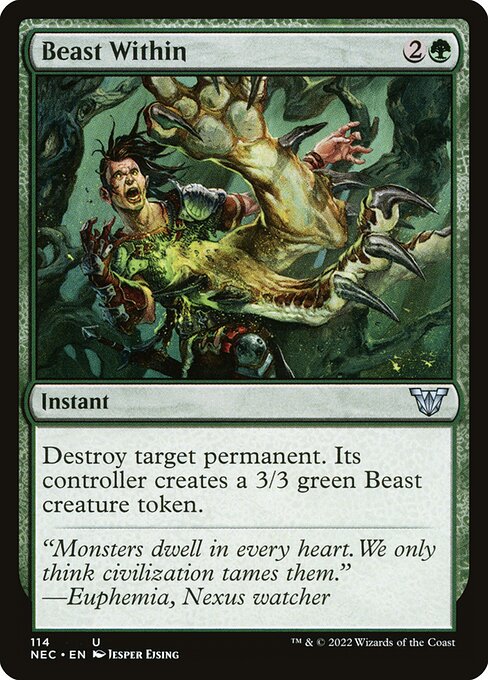 Beast Within (NEC 114) [Neon Dynasty Commander]