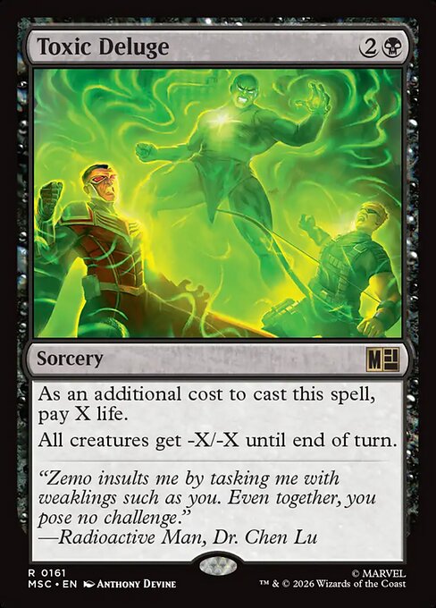 Toxic Deluge (MSC 161) [Marvel Super Heroes Commander]