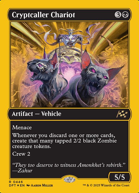 Cryptcaller Chariot (Box Topper) (DFT 446) [Aetherdrift]