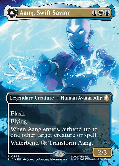 Aang, Swift Savior // Aang and La, Ocean's Fury (TLA 298) [Avatar: The Last Airbender]