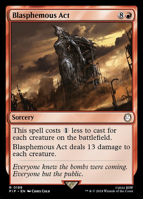 Blasphemous Act (PIP 188) [Fallout]