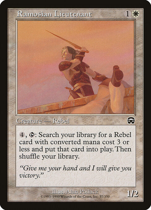 Ramosian Lieutenant (MMQ 37) [Mercadian Masques]