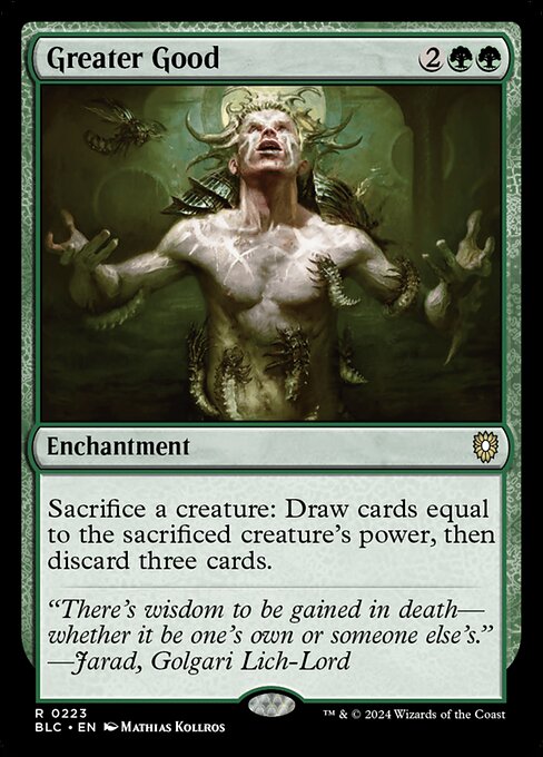 Greater Good (BLC 223) [Bloomburrow Commander]