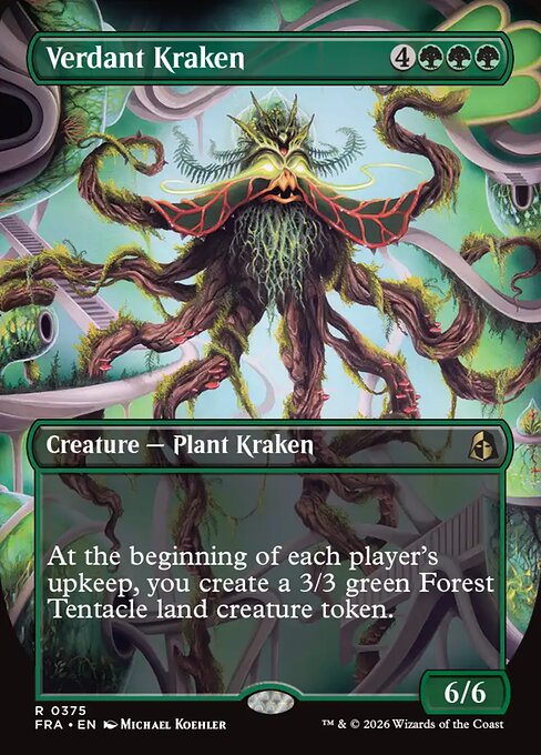 Verdant Kraken (Borderless) (FRA 375) [Reality Fracture]