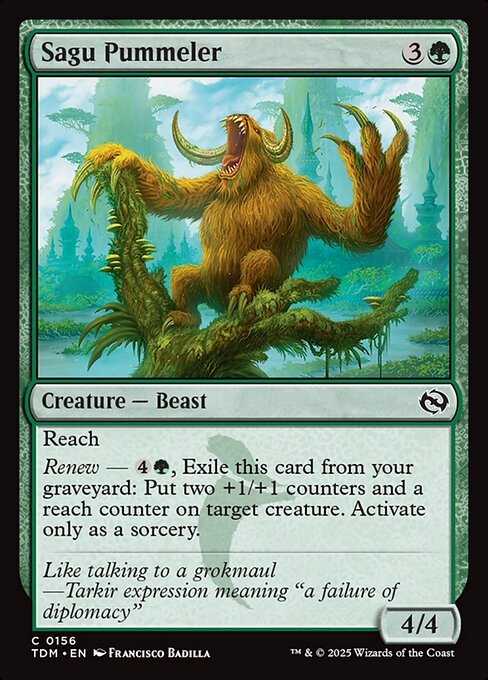 Sagu Pummeler (TDM 156) [Tarkir: Dragonstorm]