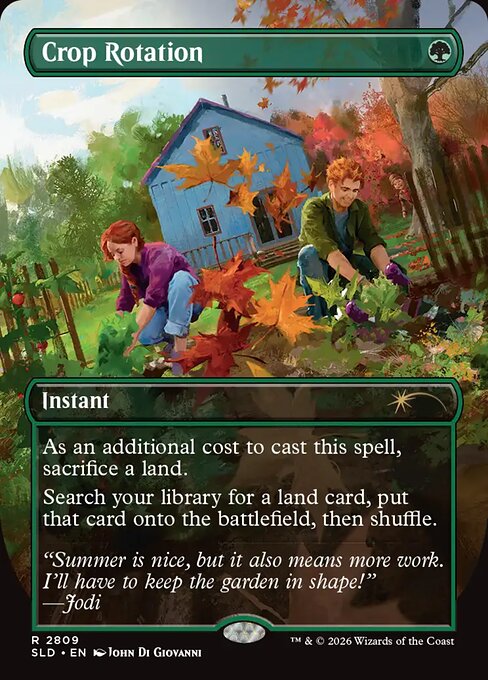 Crop Rotation (Borderless) (SLD 2809) [Secret Lair Drop]