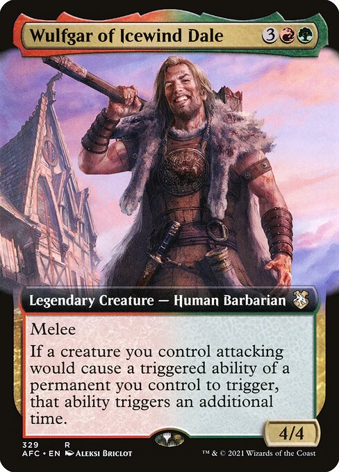 Wulfgar of Icewind Dale (AFC 329) [Forgotten Realms Commander]