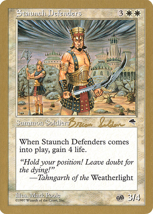 Staunch Defenders (WC98 bs49sb) [World Championship Decks 1998]