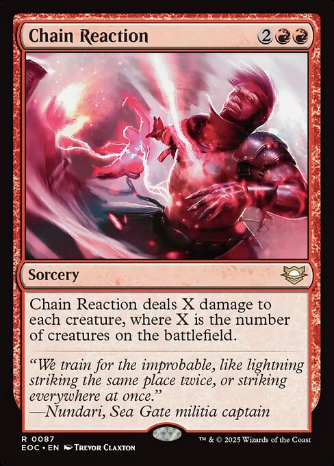 Chain Reaction (EOC 87) [Edge of Eternities Commander]